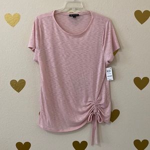 INC NWT Xxl pale mauve cinch shirt
